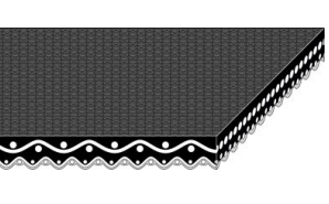 Картинка Транспортерная лента Habasit TMBE02485 B=573 mm x L=3 225 mm, бесконечный косой flexproof от компании «BC Industry» Пищевая транспортерная лента. Пищевая лента, полотно для транспортера, конвейера, конвейерная.