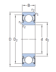 6003-2RSLTN9/C3VT162 подшипник SKF