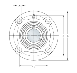 FYC 40TF   корпус SKF