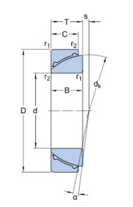GAC 40 F  подшипник  SKF