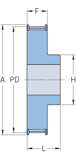 PHP 15XL037RSB   шкиф SKF