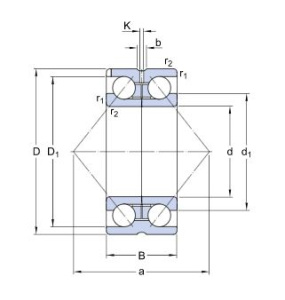 Картинка 305283 DA   подшипник SKF  от компании «BC Industry» Корпуса, корпусные подшипники, подшипниковые узлы, смазки для подшипников, сальники, манжеты, уплотнения - купить в Шымкенте, в Алматы. Купить подшипники в Шымкенте. Купить подшипники в Алматы. SKF Казахстан.