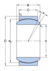 Картинка GE 15 TXGR   подшипник SKF  от компании «BC Industry» Корпуса, корпусные подшипники, подшипниковые узлы, смазки для подшипников, сальники, манжеты, уплотнения - купить в Шымкенте, в Алматы. Купить подшипники в Шымкенте. Купить подшипники в Алматы. SKF Казахстан.