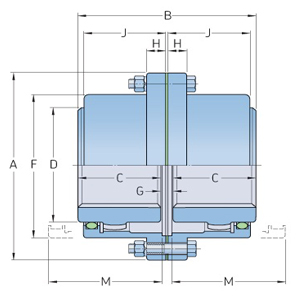 PHE 15GCRSB   муфта SKF
