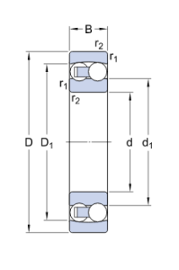 1316  подшипник SKF