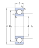 16009   подшипник  SKF