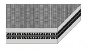 Картинка Приводной ремень Habasit S-18/60S (XVT-2236) B=30 mm x L=380 mm, бесконечный thermofix от компании «BC Industry» Пищевая транспортерная лента. Пищевая лента, полотно для транспортера, конвейера, конвейерная.