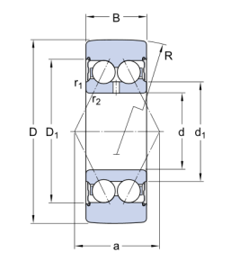 Картинка 305705 C/2Z   подшипник  SKF от компании «BC Industry» Корпуса, корпусные подшипники, подшипниковые узлы, смазки для подшипников, сальники, манжеты, уплотнения - купить в Шымкенте, в Алматы. Купить подшипники в Шымкенте. Купить подшипники в Алматы. SKF Казахстан.
