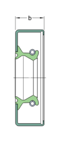 CR 48X68X8 CRWA1R   Манжетное уплотнение SKF