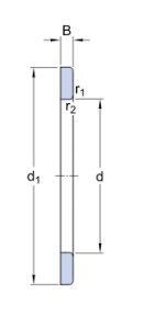 WS 81103  кольцо SKF