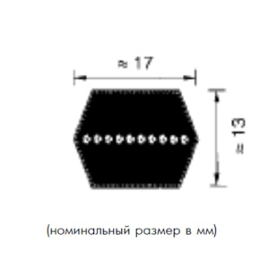 Картинка BB 101 (HBB 2650)  ремень Optibelt DK от компании BCIndustry