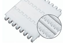 Картинка Модульная лента M5010 Flat Top 2" B=375мм, L=20 000мм, материал модулей - POM, материал ос от компании «BC Industry» Пищевая транспортерная лента. Пищевая лента, полотно для транспортера, конвейера, конвейерная.