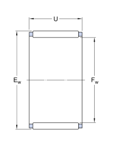 K 20X24X17 подшипники SKF