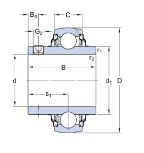 YAR 208-2RF/HV  подшипник SKF 