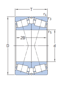 Картинка 32008 X   подшипник  SKF от компании «BC Industry» Корпуса, корпусные подшипники, подшипниковые узлы, смазки для подшипников, сальники, манжеты, уплотнения - купить в Шымкенте, в Алматы. Купить подшипники в Шымкенте. Купить подшипники в Алматы. SKF Казахстан.