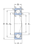 7206 CD/P4A   подшипник SKF