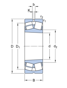 Картинка 23136 CCK/С3W33   подшипник  SKF от компании «BC Industry» Корпуса, корпусные подшипники, подшипниковые узлы, смазки для подшипников, сальники, манжеты, уплотнения - купить в Шымкенте, в Алматы. Купить подшипники в Шымкенте. Купить подшипники в Алматы. SKF Казахстан.