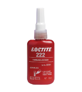 Картинка 222 LOCTITE 50ml Фиксатор резьб низкой прочности от компании «BC Industry» Средства промышленной химии.