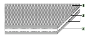 Картинка Приводной ремень Habasit S-10/30S (XVT-2237) B=18 mm x L=1 340 mm, бесконечный thermofix от компании «BC Industry» Пищевая транспортерная лента. Пищевая лента, полотно для транспортера, конвейера, конвейерная.