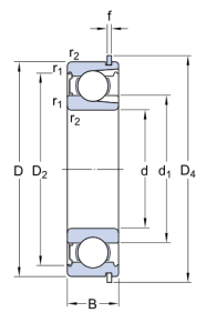 210 ZNR   подшипник SKF 
