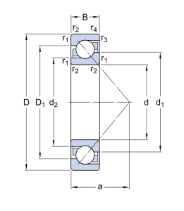 7314 BEGBY   подшипник SKF
