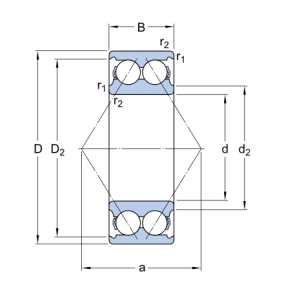 3216 A/C3   подшипник SKF