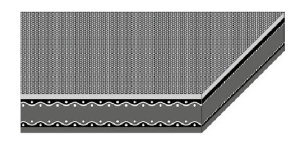 Картинка Приводной ремень Habasit S-390H B=14 mm x L=5 380 mm, бесконечный thermofix от компании «BC Industry» Пищевая транспортерная лента. Пищевая лента, полотно для транспортера, конвейера, конвейерная.