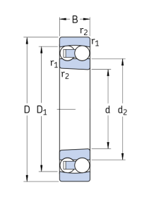 2307  EKTN9  подшипник  SKF