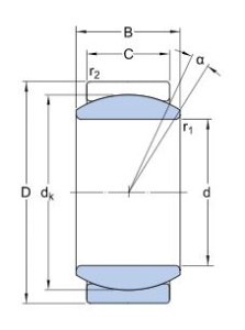 GE 17 C   подшипник SKF 