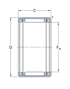 HK 1216.2RS   подшипник  SKF