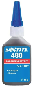 Картинка 480 LOCTITE 50gr  Клей высокой прочности с резин.наполнителем от компании «BC Industry» Средства промышленной химии.