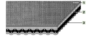Картинка Транспортерная лента Habasit HAT-5E B=60 mm x L-6 495 mm, бесконечный flexprof от компании «BC Industry» Пищевая транспортерная лента. Пищевая лента, полотно для транспортера, конвейера, конвейерная.