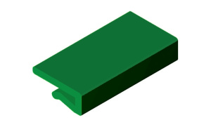 Картинка Профиль LK20 (PE4000 зеленый) L= 40 м от компании «BC Industry» Пищевая транспортерная лента. Пищевая лента, полотно для транспортера, конвейера, конвейерная.
