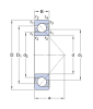 7307 BECBY подшипник SKF