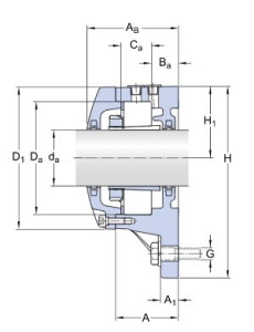 Картинка FNL 511 B  фланцевый корпус SKF от компании «BC Industry» Корпуса, корпусные подшипники, подшипниковые узлы, смазки для подшипников, сальники, манжеты, уплотнения - купить в Шымкенте, в Алматы. Купить подшипники в Шымкенте. Купить подшипники в Алматы. SKF Казахстан.