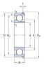309946 AC   подшипник  SKF
