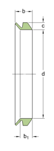 CR 401701   Манжетное уплотнение SKF