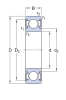 6205-2RSH   подшипник SKF