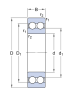 3205 ATN9  подшипник  SKF