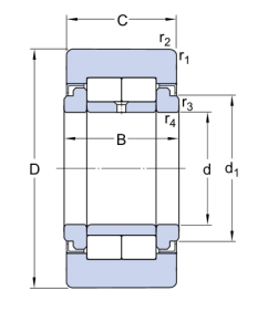 Картинка NUTR 50110 X   подшипник  SKF от компании «BC Industry» Корпуса, корпусные подшипники, подшипниковые узлы, смазки для подшипников, сальники, манжеты, уплотнения - купить в Шымкенте, в Алматы. Купить подшипники в Шымкенте. Купить подшипники в Алматы. SKF Казахстан.