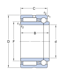 NKIB 5908   подшипник  SKF