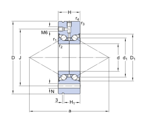 Картинка BEAM 025075 - 2RS  подшипник SKF от компании «BC Industry» Корпуса, корпусные подшипники, подшипниковые узлы, смазки для подшипников, сальники, манжеты, уплотнения - купить в Шымкенте, в Алматы. Купить подшипники в Шымкенте. Купить подшипники в Алматы. SKF Казахстан.