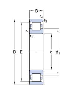 Картинка N312 ECP/C3   подшипник SKF от компании «BC Industry» Корпуса, корпусные подшипники, подшипниковые узлы, смазки для подшипников, сальники, манжеты, уплотнения - купить в Шымкенте, в Алматы. Купить подшипники в Шымкенте. Купить подшипники в Алматы. SKF Казахстан.