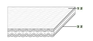 Картинка Транспортерная лента Habasi  F-5EIWT B=600 mm x L=2 520 mm, бесконечный flexproof  от компании «BC Industry» Пищевая транспортерная лента. Пищевая лента, полотно для транспортера, конвейера, конвейерная.