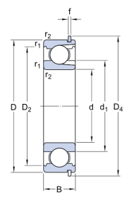 309946 AC   подшипник  SKF