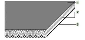 Картинка Транспортерная лента Habasit HAM-5P B=25 mm x L=20 000 mm, открытая длина от компании «BC Industry» Пищевая транспортерная лента. Пищевая лента, полотно для транспортера, конвейера, конвейерная.