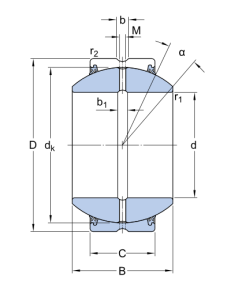 Картинка GEH 35 ES-2RS   подшипник  SKF от компании «BC Industry» Корпуса, корпусные подшипники, подшипниковые узлы, смазки для подшипников, сальники, манжеты, уплотнения - купить в Шымкенте, в Алматы. Купить подшипники в Шымкенте. Купить подшипники в Алматы. SKF Казахстан.