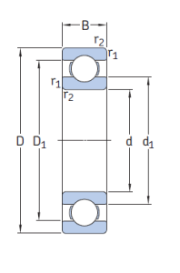 Картинка 6303 ETN9/C3   подшипник SKF от компании «BC Industry» Корпуса, корпусные подшипники, подшипниковые узлы, смазки для подшипников, сальники, манжеты, уплотнения - купить в Шымкенте, в Алматы. Купить подшипники в Шымкенте. Купить подшипники в Алматы. SKF Казахстан.