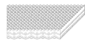 Картинка Транспортерная лента Habasit 2P120/SG WHITE B=120 mm x L=1 600 mm, бесконечный flexproof от компании «BC Industry» Пищевая транспортерная лента. Пищевая лента, полотно для транспортера, конвейера, конвейерная.
