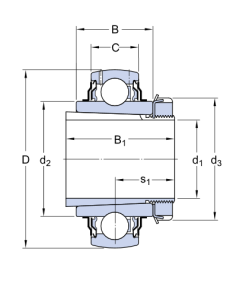 Картинка YSA 207-2FK   подшипник   SKF от компании «BC Industry» Корпуса, корпусные подшипники, подшипниковые узлы, смазки для подшипников, сальники, манжеты, уплотнения - купить в Шымкенте, в Алматы. Купить подшипники в Шымкенте. Купить подшипники в Алматы. SKF Казахстан.
